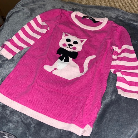Baby dress with cat - Picture 1 of 3